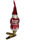 Christopher Radko Tiny St Nick Clip Santa Ornament 95-029-0 Pink Rare