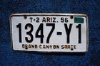 1958 Arizona Trailer License Plate