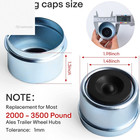 Trailer Bearing Dust Cap Wheel - Trailer Axle Grease Cover 1 98  With Extra 2
