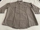 National Park Service Ranger Gray Ls Uniform Shirt Nps Usnps Size 20x34 Vf Image