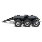 Metal 3 Axles Trailer With Fifth-wheel Traction For 1 14 Lesu Rc Truck Car Model