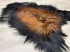Xxl Icelandic Sheepskin Rug Pet Bed Chair Thrown Genuine Blanket Black Brown