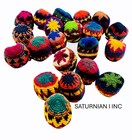 Guatemalan    1   Footbag Hacky Sack Hand Sewn  Vintage Fun -toy Or Stress Ball