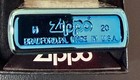2020 Hidden Zippo Logo Filigree High Polish Teal Zippo Lighter Nib 49416