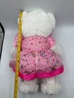 New Dan Dee 2017 Snowflake Christmas Teddy Bear 20    Girl White Pink Dress