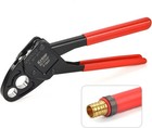 Combo Angle Head Pex Pipe Plumbing Crimping Tool For Copper Crimp Jaw Sets 1 2