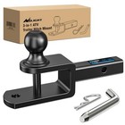  3 In 1 Atv Utv Multi Hitch Mount With 1 1 25  Hitch Receiver With 1-7 8  Ball