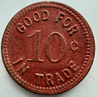 Vintage Pall Mall Engineering Building Trade Token Good For 10c In Trade 25mm