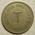 Stroudsburg Passenger Railway Company  pennsylvania  Transit Token - Pa870a