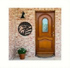 Large Vintage Eagle Wall Decor - Patriotic American Flag-inspired Stars   Design