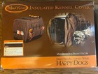 Mud River Insulated Kennel Cover  Large 36x26x26     Brown  Nib