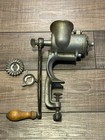 Vintage Universal 72 Meat Grinder Hand Crank Cast Iron Table Clamp