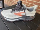 Brooks Ghost 11 Men   s Gray orange black Mesh Lightly Used Without Box