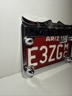 Live To Ride Motorcycle Chrome Plate And License Plate Az