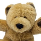Dan Dee Classic Teddy Bear Plush Brown 13  Dark Brown Paws And Ears Black Nose