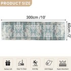 Oriental Medallion Soft Runner Rugs Traditional Door Mat Indoor Carpets 2   10 