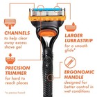 Gillette Fusion5 Razor Men 5 Blade Manual Razor  1 Handle And 7 Blade Refills