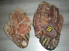 Lot Of 10 Mixed Rawlings Wilson Mizuno Lousville Slugger Baseball Glove Mitt