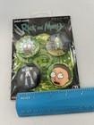 New Rick And Morty Enamal Collector Pin Set Of 4 With Rick Morty And Morty