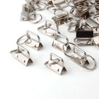 60 Pack Key Fob Hardware 1 Inch  Keychain For Making Key Chains  silver 