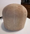 Vintage Huge Wood Block Hat Mold Millinery Form Size 29 Mold 796 Look     Huge  