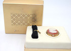 Vintage Estee Lauder Youth Dew Solid Perfume Compact Lady  Cameo Collectible