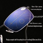 Smart Progressive Multifocal Reading Glasses Blue Light Blocking Computer Reader