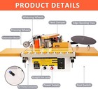 Edge Banding Machine  Portable Woodworking Edge Bander Curve Straight