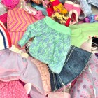Vintage-now Large Mixed Lot Of Doll Clothes Barbie   Other Various Doll Outfits