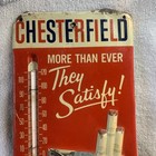 Vintage Advertising Chesterfield Cigarettes  Store Thermometer 13   