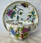 Old Herend Queen Victoria Porcelain Cup And Saucer