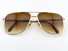 Vintage Rodenstock Exclusive 7054 B Gold Titanium Sunglasses W germany Medium