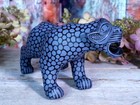  9 Mayan Jaguar Clay Handmade Amatenango Del Valle Chiapas Mexico Folk Art Small