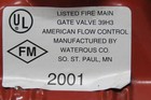      New American Flow Control 6  Fire Main Gate Valve C515 Di 4 250w 39h3