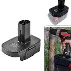 For Milwaukee 18v Li-ion Battery Adapter To Fits Craftsman 19 2v Power Tool Us