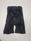 Vtg Performance Size L High Waisted Padded Cycling Bike Shorts Black Triathlon U
