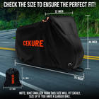 Outdoor Bike Cover Ultra Waterproof - Heavy Duty 210d Oxford Tear Resistant And 