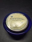 Vintage Caswell-massey Elixir Of Love No  1 Cobalt Blue Glass Powder Jar W  Lid