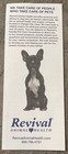 1  Canine Dog Puppy Health Record Vaccine Shot Folder Booklet Free Shipping