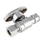 Efield 1 2 pex-a Expansion   3 8 od Compr  Straight Stop Valve 1 4 Turn Lead Free