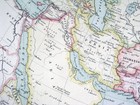 1922 Map Of Asia China Japan Korea India Saudi Arabia Indonesia Singapore Russia
