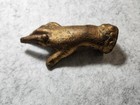 Antique Victorian Cast Iron Hand Scuplture Paperweight