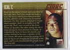 2001 Stargate Sg-1 Premiere Edition Stars Christopher Judge As Teal c  s4 0t2