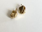 Dollhouse Miniature 1 12 Scale Wheels Casters Tiny Brass Working Set Of 4 New