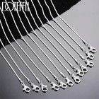  10pcs Hot Sale 925 Sterling Solid Silver 1mm Snake Chain Necklace Jewelry Gift