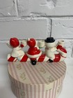Vintage Ceramic Rare Norcrest Napco Holt Howard Christmas Candle Holder