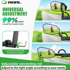 Extra Large 360   Adjustable Shatterproof Bicycle Mirror For E-bike - Black