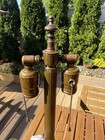 Antique Miller Lamp Co  Panel Lamp Base