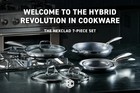 Hexclad Hybrid 7-piece Cookware Fry Pan Set 8     10     12    Inch   12    Wok W  Lids
