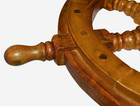 Wooden Wheel Pirate Ship Steering 18 nautical Decor Wood Brass Fishing Wall Boat